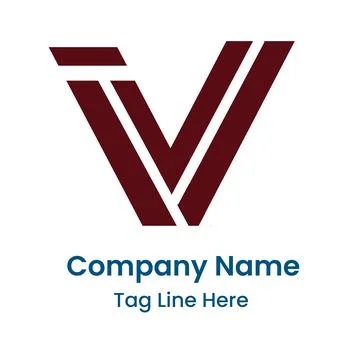 Alphabet letter V logo vector Template and monogram, Professional Modern icon Stock Illustration