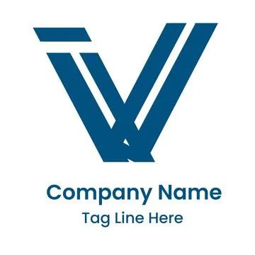 Alphabet letter V logo vector Template and monogram, Professional Modern icon Stock Illustration