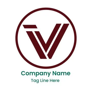 Alphabet letter V logo vector Template and monogram, Professional Modern icon Stock Illustration