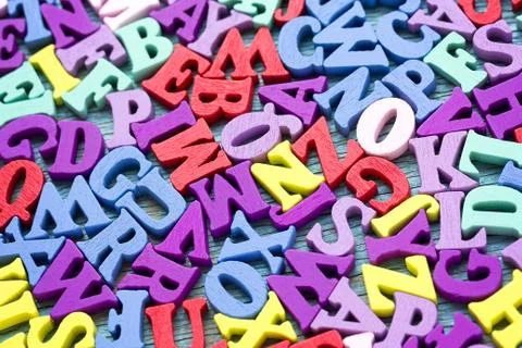 Alphabet letters background 写真素材