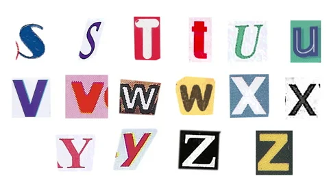 Alphabet Letters cutout collage with Alp... | Stock Video | Pond5