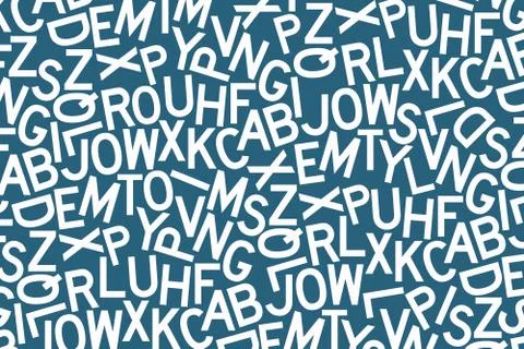 Alphabet letters Stock Illustration