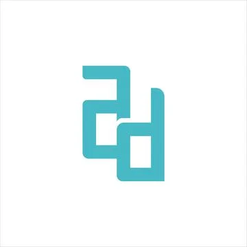 Alphabet letters Initials Monogram logo DA, AD, A and D Stock-Illustration