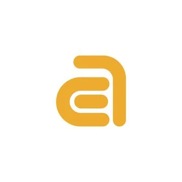 Alphabet letters Initials Monogram logo EA, AE, A and E Stock Illustration