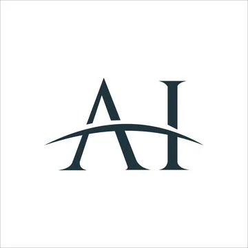 Alphabet letters Initials Monogram logo AI, IA, A and I Stock-Illustration