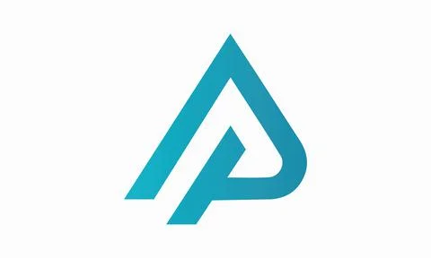 Alphabet letters Initials Monogram logo AP, PA, A and P Stock-Illustration