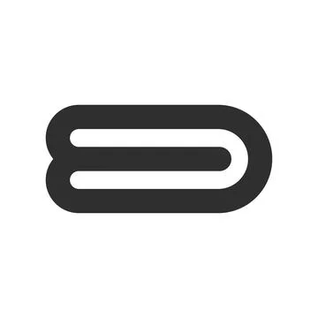 Alphabet letters Initials Monogram logo BD, DB, B and D Stock Illustration