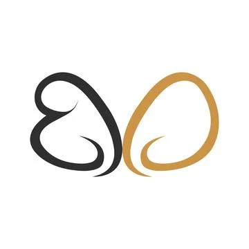 Alphabet letters Initials Monogram logo BD, DB, B and D Stock Illustration