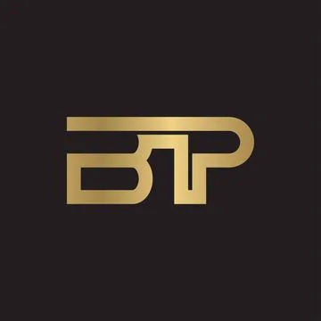 Alphabet letters Initials Monogram logo BP, PB, P and B Stock Illustration
