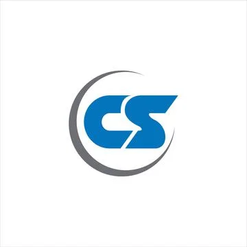 Alphabet letters Initials Monogram logo CS, SC, C and S Stock-Illustration