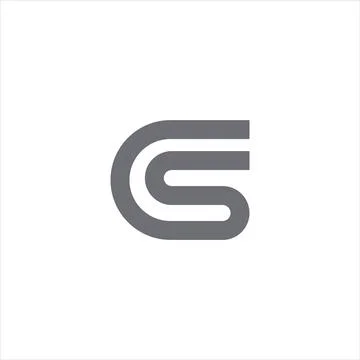 Alphabet letters Initials Monogram logo CS, SC, C and S Stock-Illustration