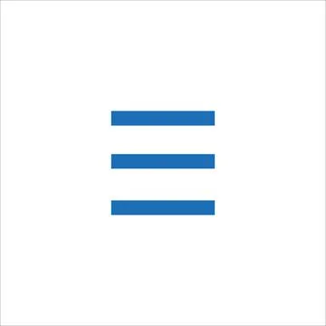 Alphabet letters Initials Monogram logo e and ee Stock Illustration
