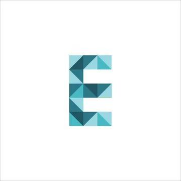 Alphabet letters Initials Monogram logo e and ee Stock-Illustration