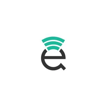Alphabet letters Initials Monogram logo QE, EQ, Q and E Stock-Illustration