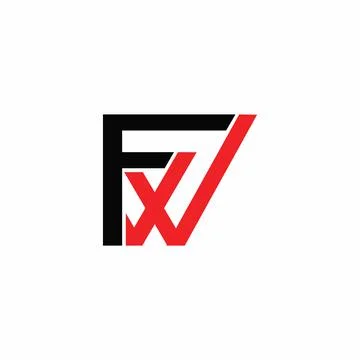 Alphabet letters Initials Monogram logo FW, WF, F and W Stock-Illustration