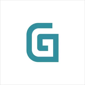 Alphabet letters Initials Monogram logo G, GG Stock Illustration