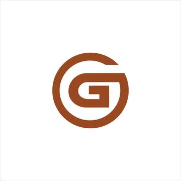 Alphabet letters Initials Monogram logo G, GG Stock Illustration