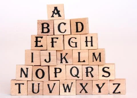 Alphabet letters Stock Photos