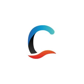Alphabet logo graphic template vector Stock Illustration