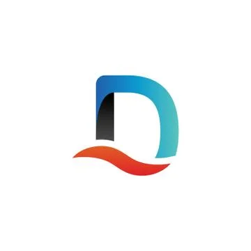 Alphabet logo graphic template vector Stock Illustration