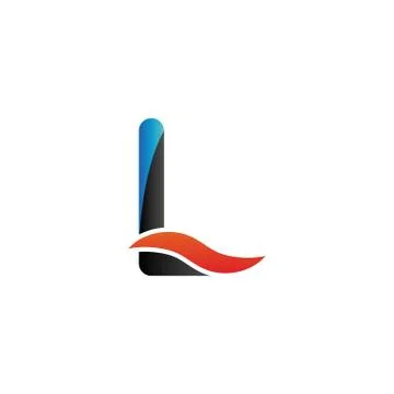 Alphabet logo graphic template vector Illustrazione stock