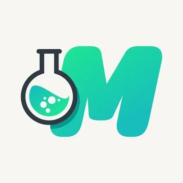 Alphabet M of Lab Stock Illustration