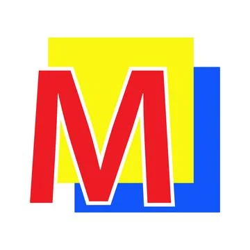 Alphabet M letter logo vector design Stock Illustration