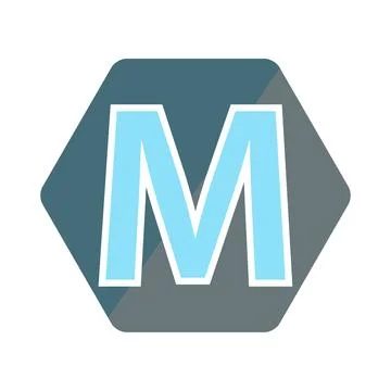 Alphabet M letter logo vector design Stock Illustration