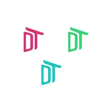 Alphabet modern logo Stock Illustration