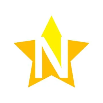 Alphabet N letter logo vector design Stock Illustration