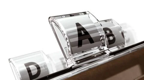 Alphabet Ordering Stock Illustration