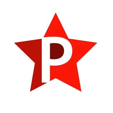Alphabet P letter logo vector design Stock Illustration