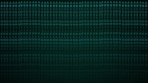 Alphabet pattern animation with gray letters typography layout texture. Alp.. Stock Footage 341128230