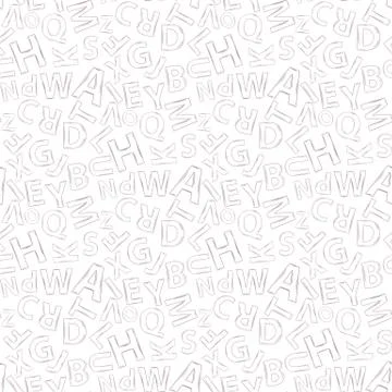Alphabet pattern Stock Illustration