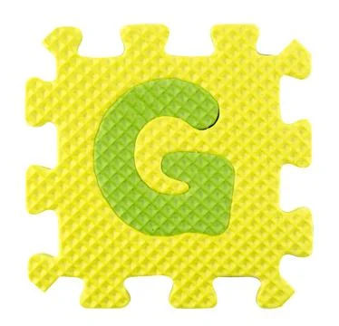 Alphabet puzzle Stock Photos