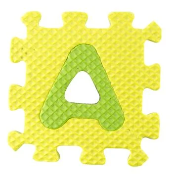 Alphabet puzzle Stock Photos