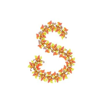 Alphabet S Illustrazione stock