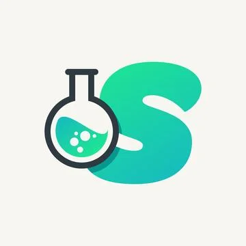 Alphabet S of Lab Stock Illustration