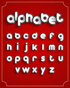 Alphabet Set Stock Illustration