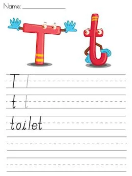 Alphabet sheet 스톡 일러스트