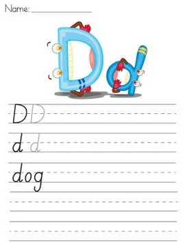 Alphabet sheet 스톡 일러스트