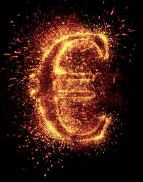 Alphabet spark Stock Illustration