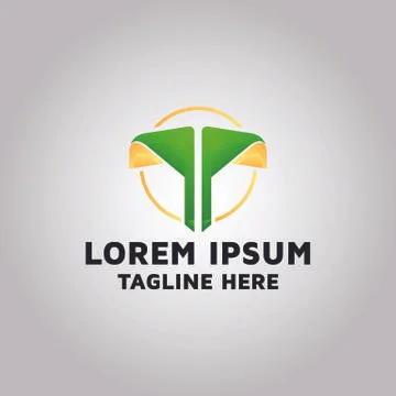 Alphabet T image, vector logo design idea and inspiration Stock Illustration