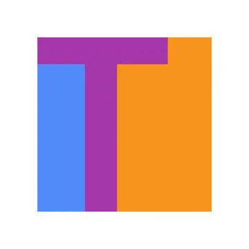 Alphabet T letter logo vector design Stock Illustration