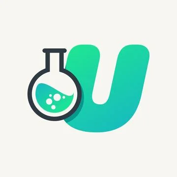 Alphabet U of Lab Stock Illustration