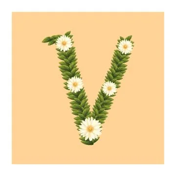 Alphabet V Stock-Illustration