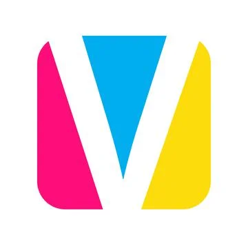 Alphabet V letter logo vector design Stock Illustration