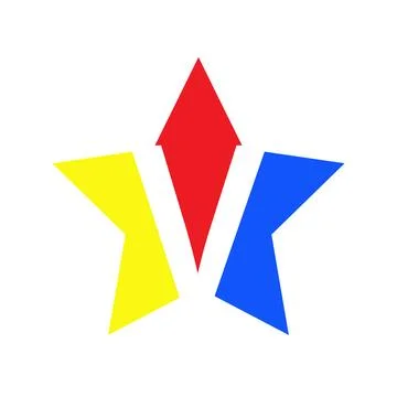 Alphabet V letter logo vector design Stock Illustration