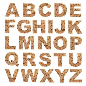 Alphabet a to z Stock Illustration