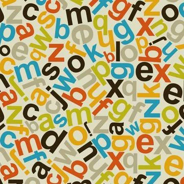 Alphabetic background2 Stock Illustration
